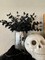Artificial Black Eucalyptus Stems for Home Halloween Farmhouse Decor Faux Eucalyptus Leaves Branches Gothic Bathroom